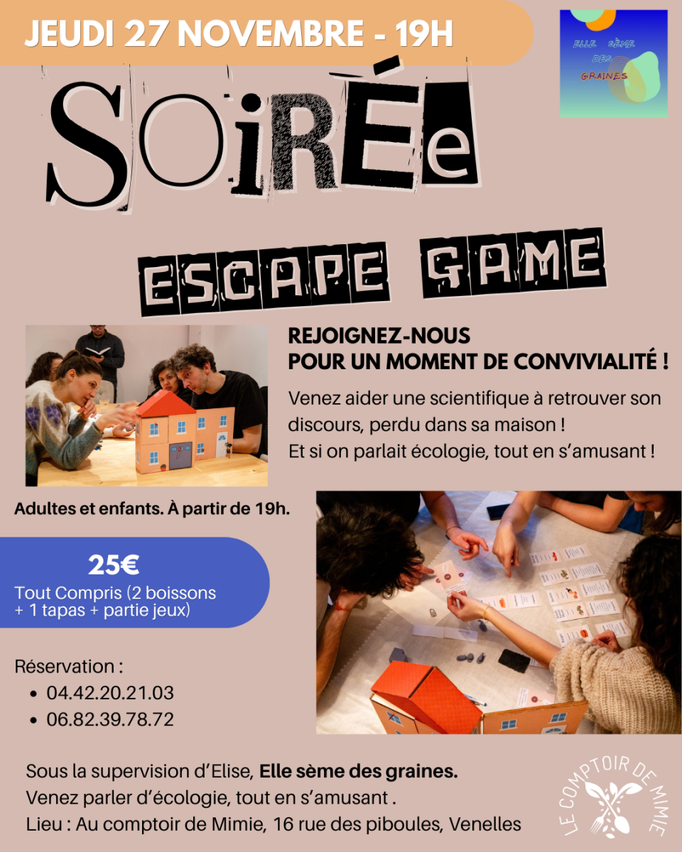 Soirée escape game