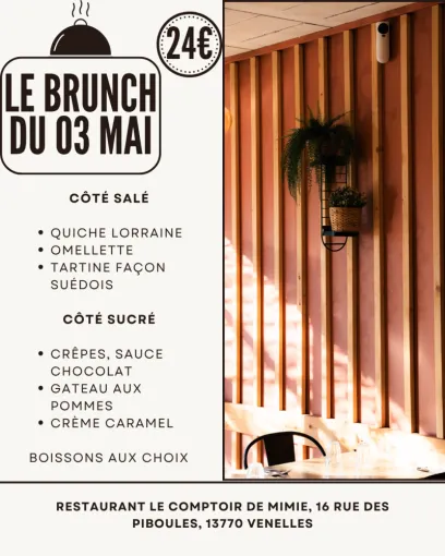 Et si on brunch ? , Venelles, Le comptoir de Mimie