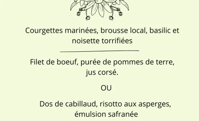 Restaurant avec menu de la fête des Mères à Venelles, Venelles, Le comptoir de Mimie